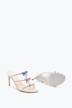 Sandale Caterina avec cristaux multicolores 80