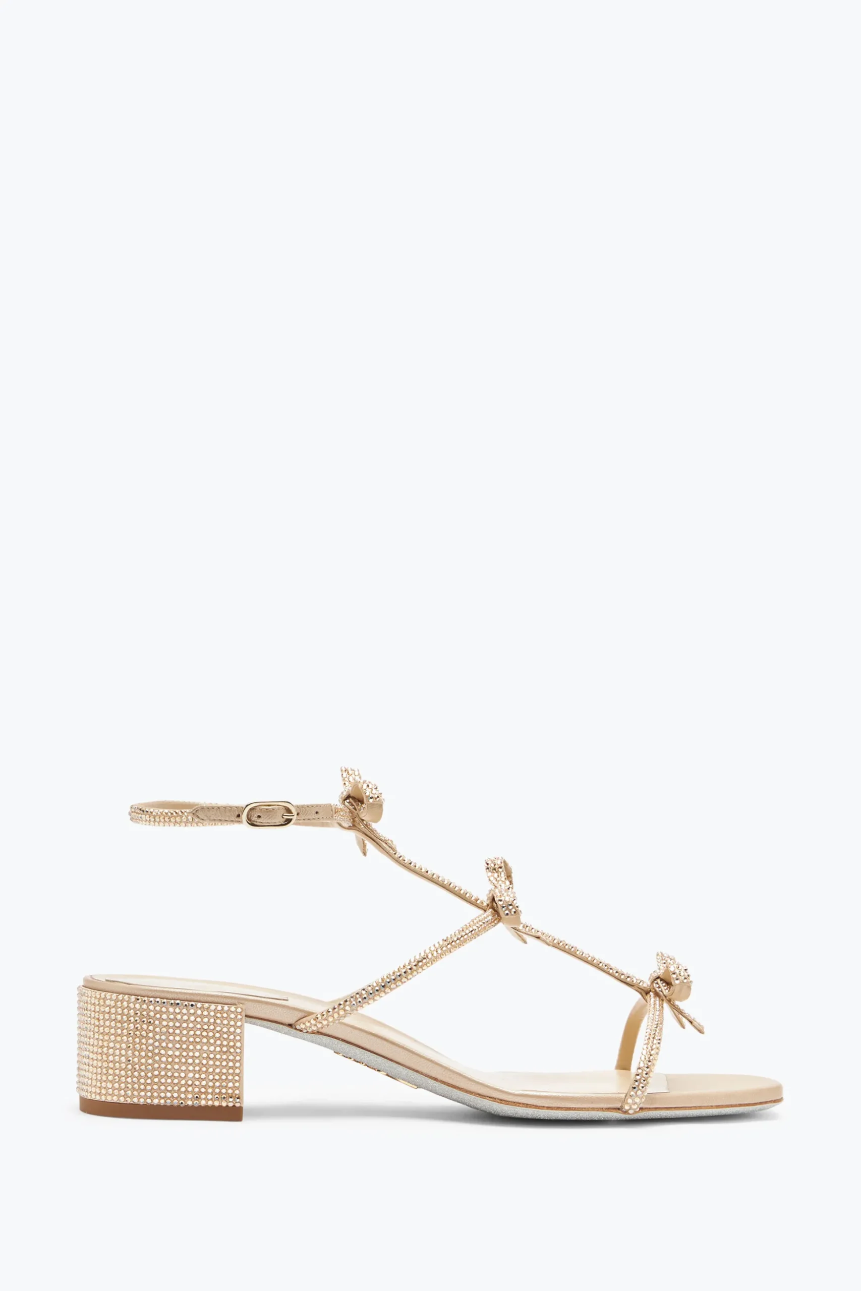 Sandale Caterina Beige Cristaux 35