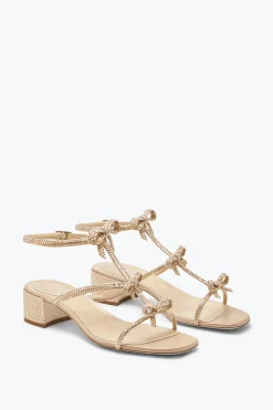 Sandale Caterina Beige Cristaux 35