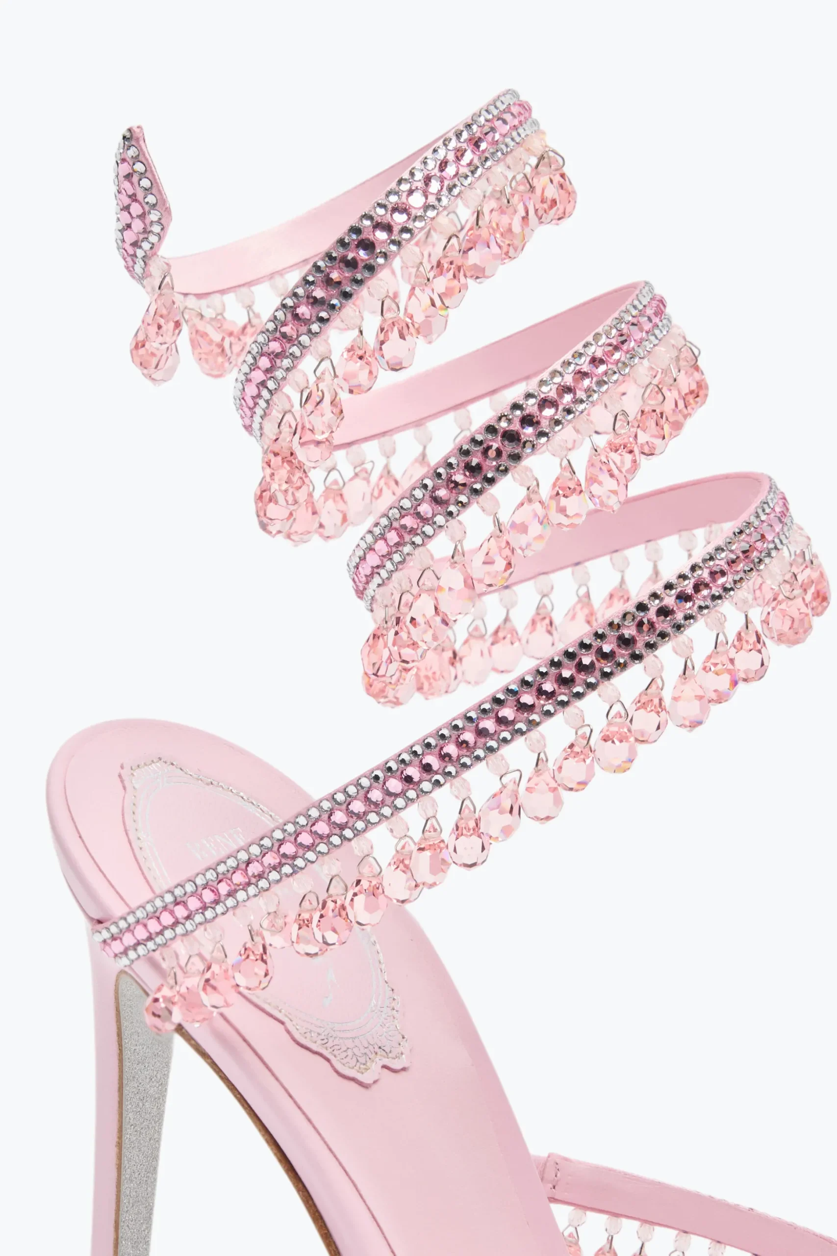 SANDALE CHANDELIER ROSE POUDRÉ 105
