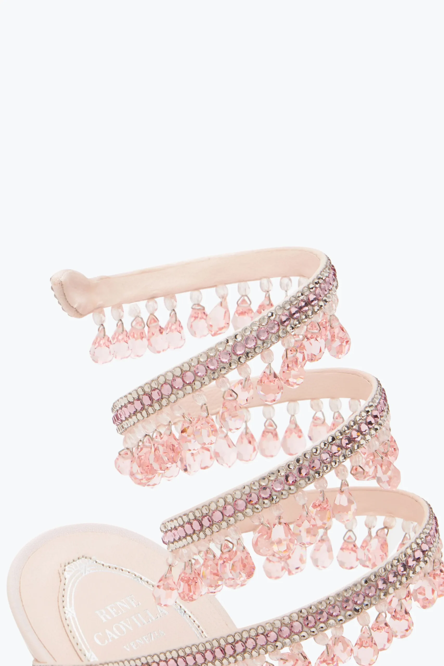 Sandale Chandelier rose poudré 105