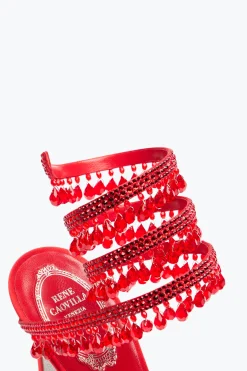 SANDALE CHANDELIER ROUGE 105