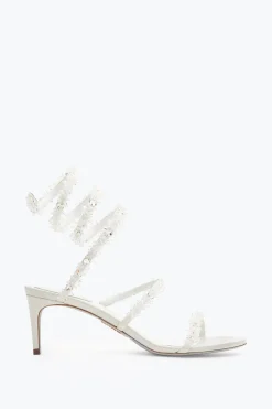 Sandale Cinderella Blanche Avec Serpent 60