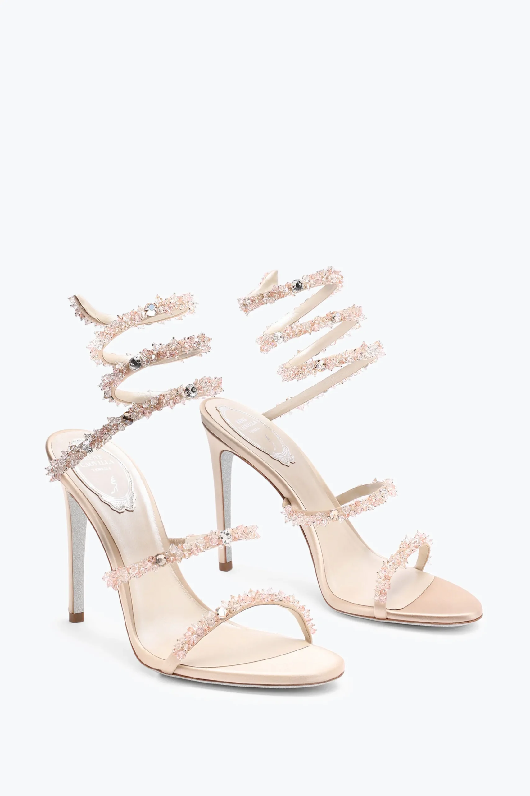 Sandale Cinderella Nude Avec Serpent 105