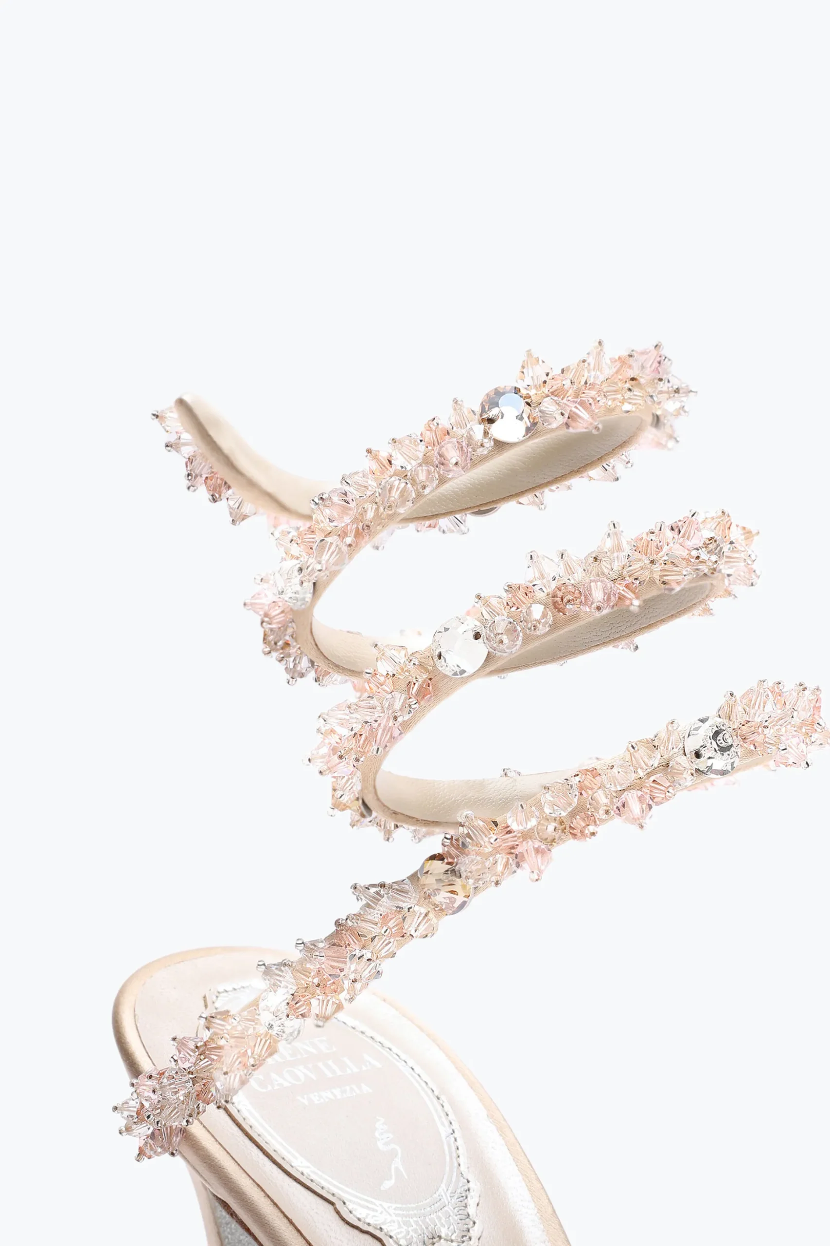 Sandale Cinderella Nude Avec Serpent 105