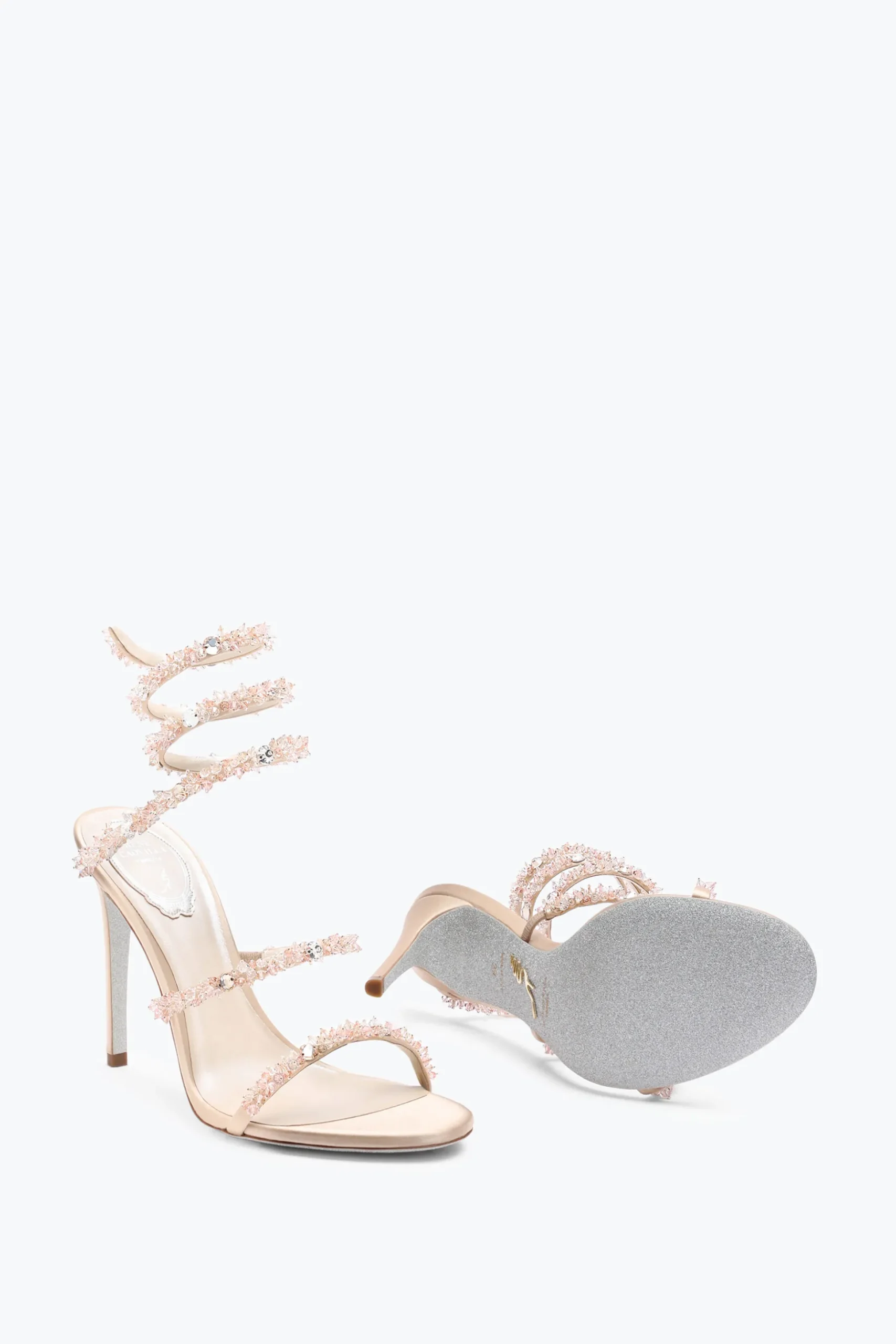 Sandale Cinderella Nude Avec Serpent 105