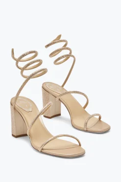 Sandale Cleo Beige Avec Cristaux 80