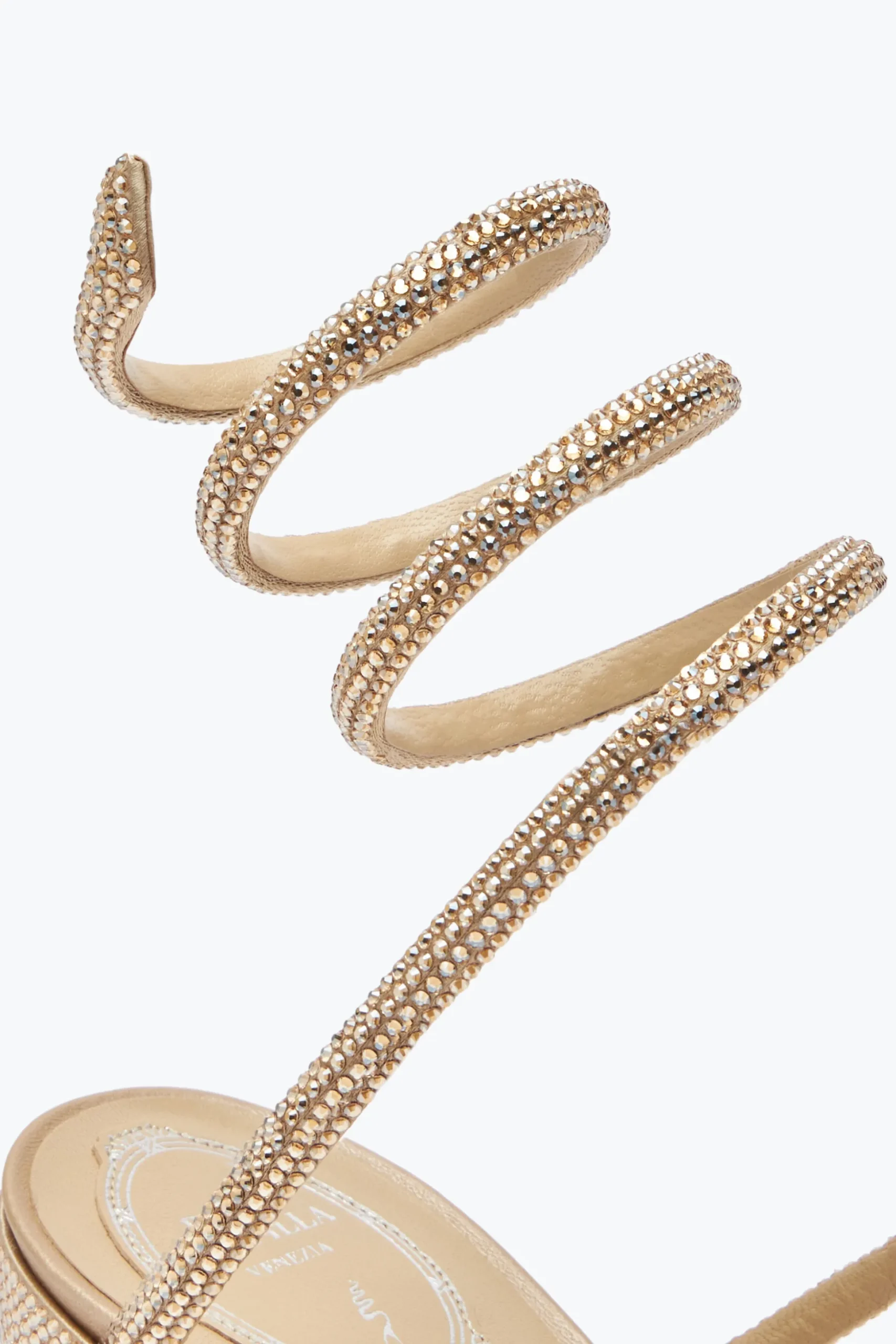 Sandale Cleo Beige Avec Cristaux 80