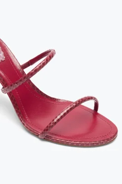 SANDALE CLEO EN CUIR D’AYERS BORDEAUX 80