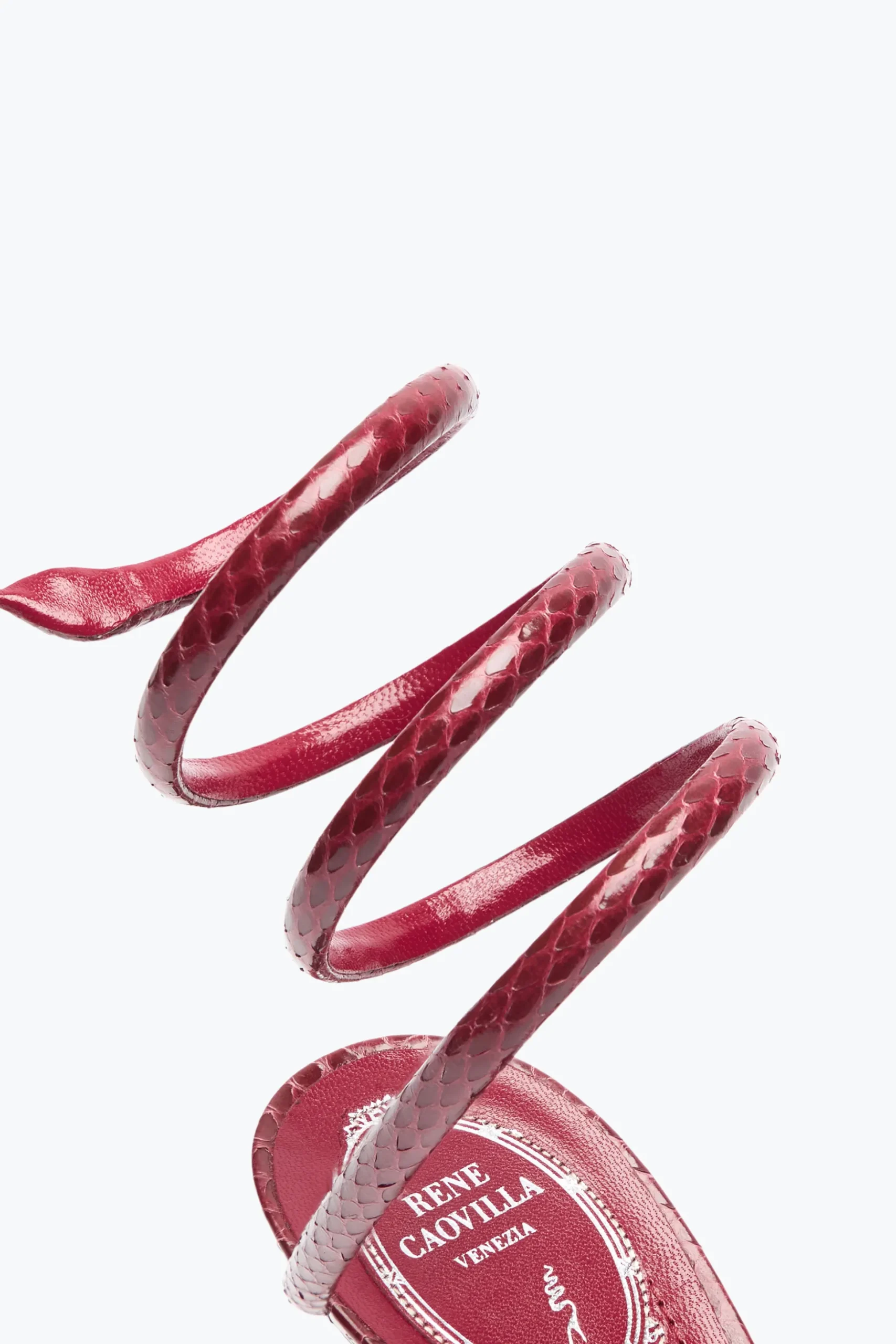 SANDALE CLEO EN CUIR D’AYERS BORDEAUX 80