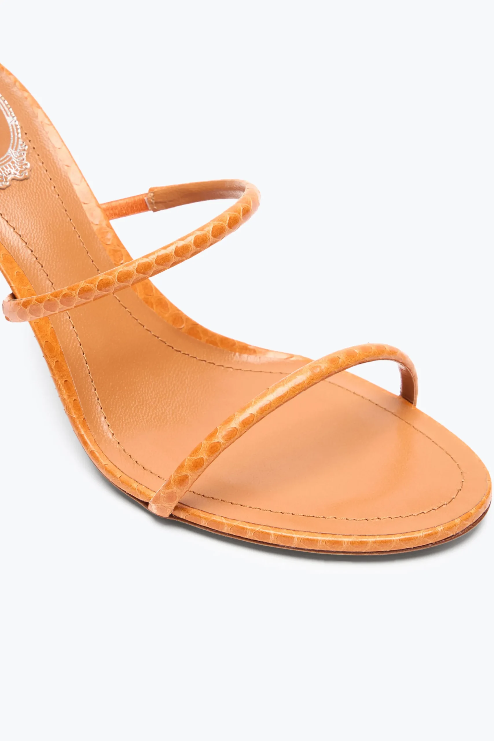 SANDALE CLEO EN CUIR D’AYERS COGNAC 80
