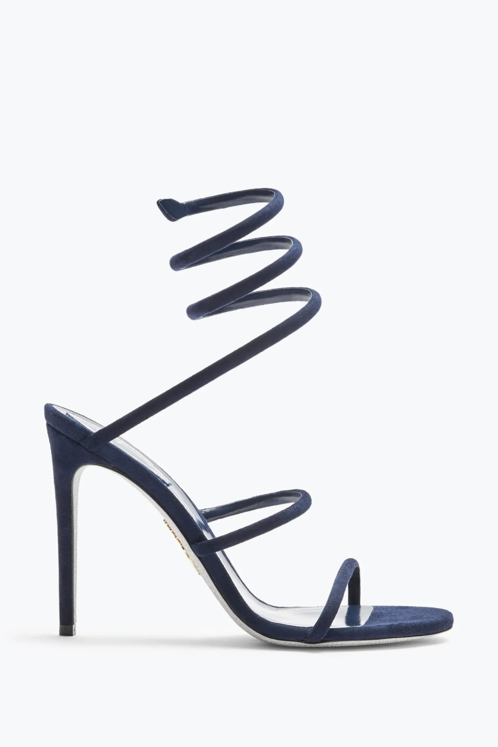 Sandale Cleo en daim bleu 105