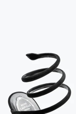 Sandale Cleo en daim noir 105