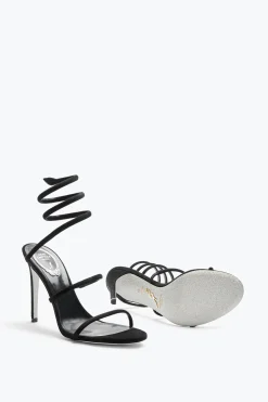 Sandale Cleo en daim noir 105