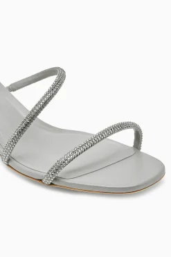 Sandale Cleo Grise Avec Cristaux 35