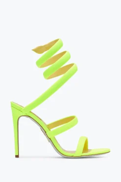 Sandale Cleo jaune fluo 105
