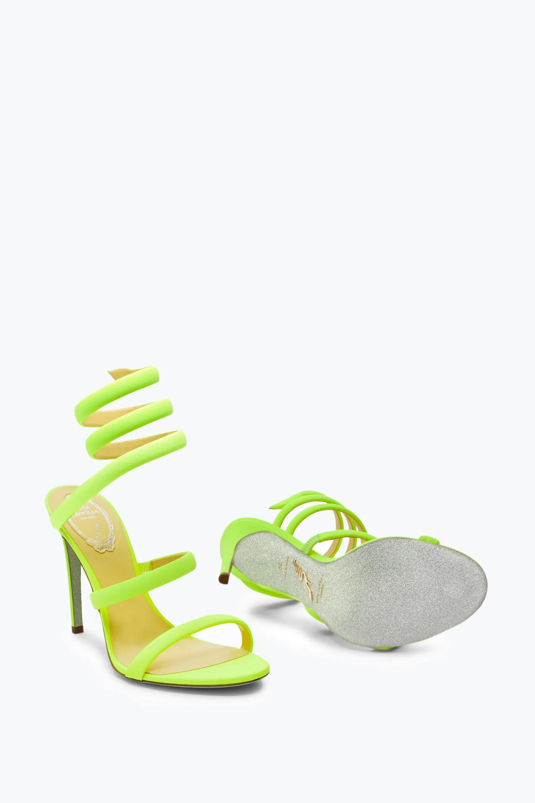 Sandale Cleo jaune fluo 105