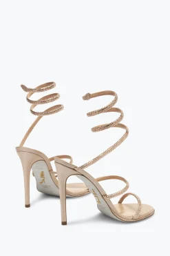 Sandale Cleo Vieux Rose Avec Cristaux 105