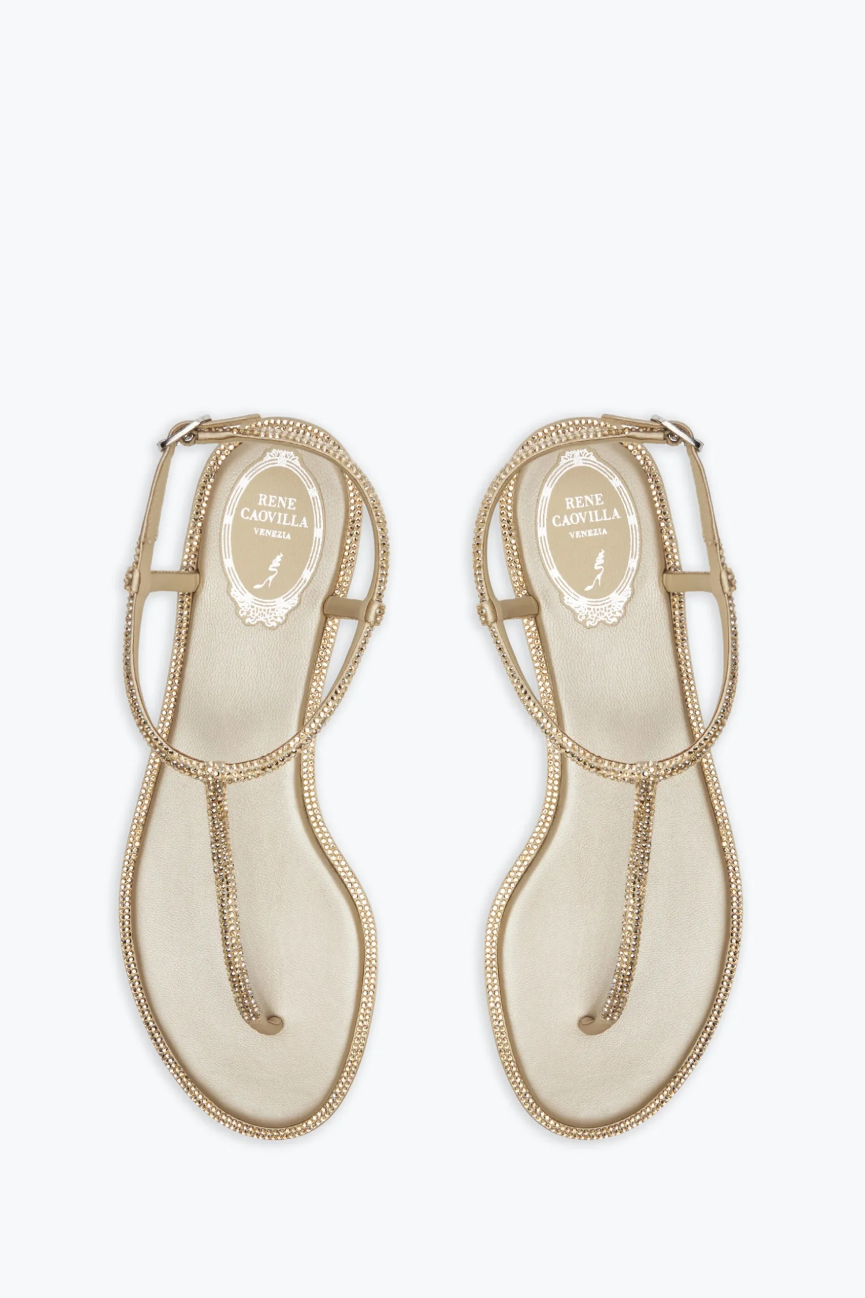 Sandale Diana Beige Avec Cristaux 10
