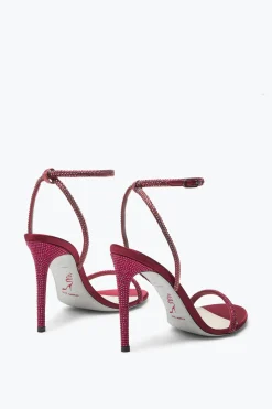 Sandale Ellabrita Bordeaux Avec Cristaux 105