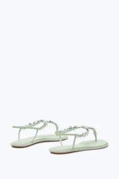 SANDALE ENTREDOIGT EDEN VERT MENTHE 10