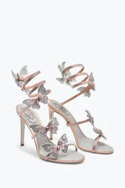 SANDALE FAIRY ROSE ET ARGENT 105