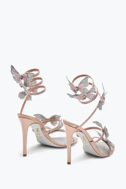 SANDALE FAIRY ROSE ET ARGENT 105
