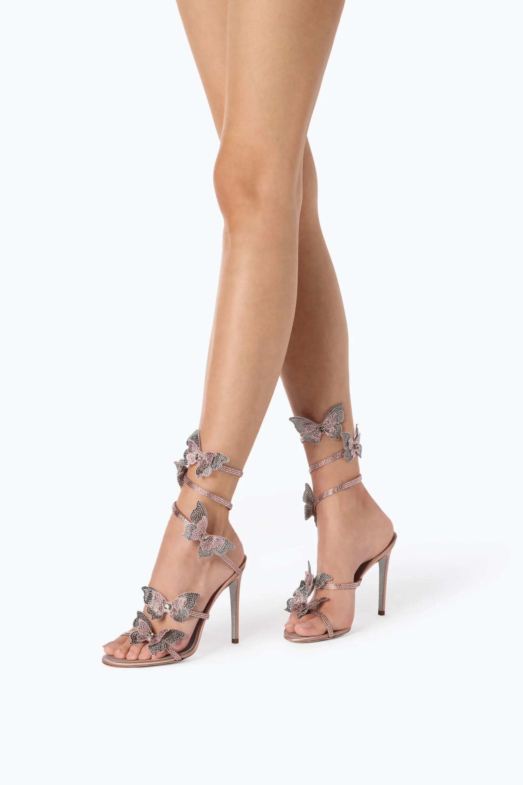 SANDALE FAIRY ROSE ET ARGENT 105
