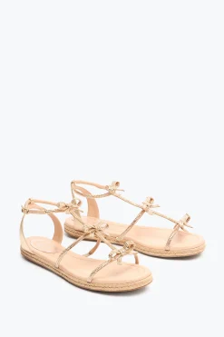 SANDALE FLATFORM CATERINA NUDE 10
