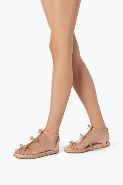 SANDALE FLATFORM CATERINA NUDE 10