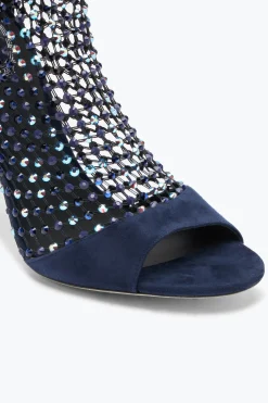 Sandale Galaxia Bleu Foncé Avec Cristaux 105