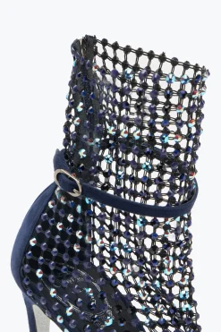 Sandale Galaxia Bleu Foncé Avec Cristaux 105