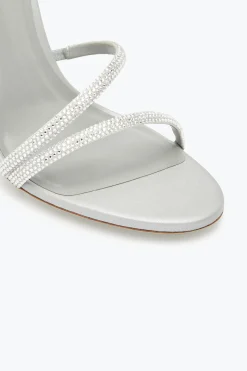 Sandale Grise Margot 105 Avec Cristaux