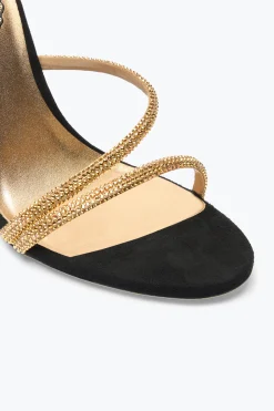 Sandale Margot Noir Et Or 105