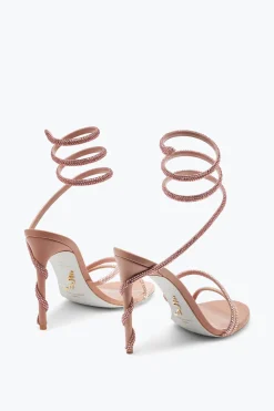 Sandale Margot Vieux Rose Avec Cristaux 105