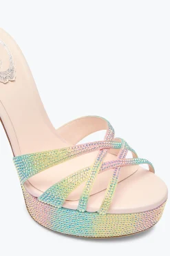 SANDALE MULE À PLATEAU DANIA MULTICOLORE 130
