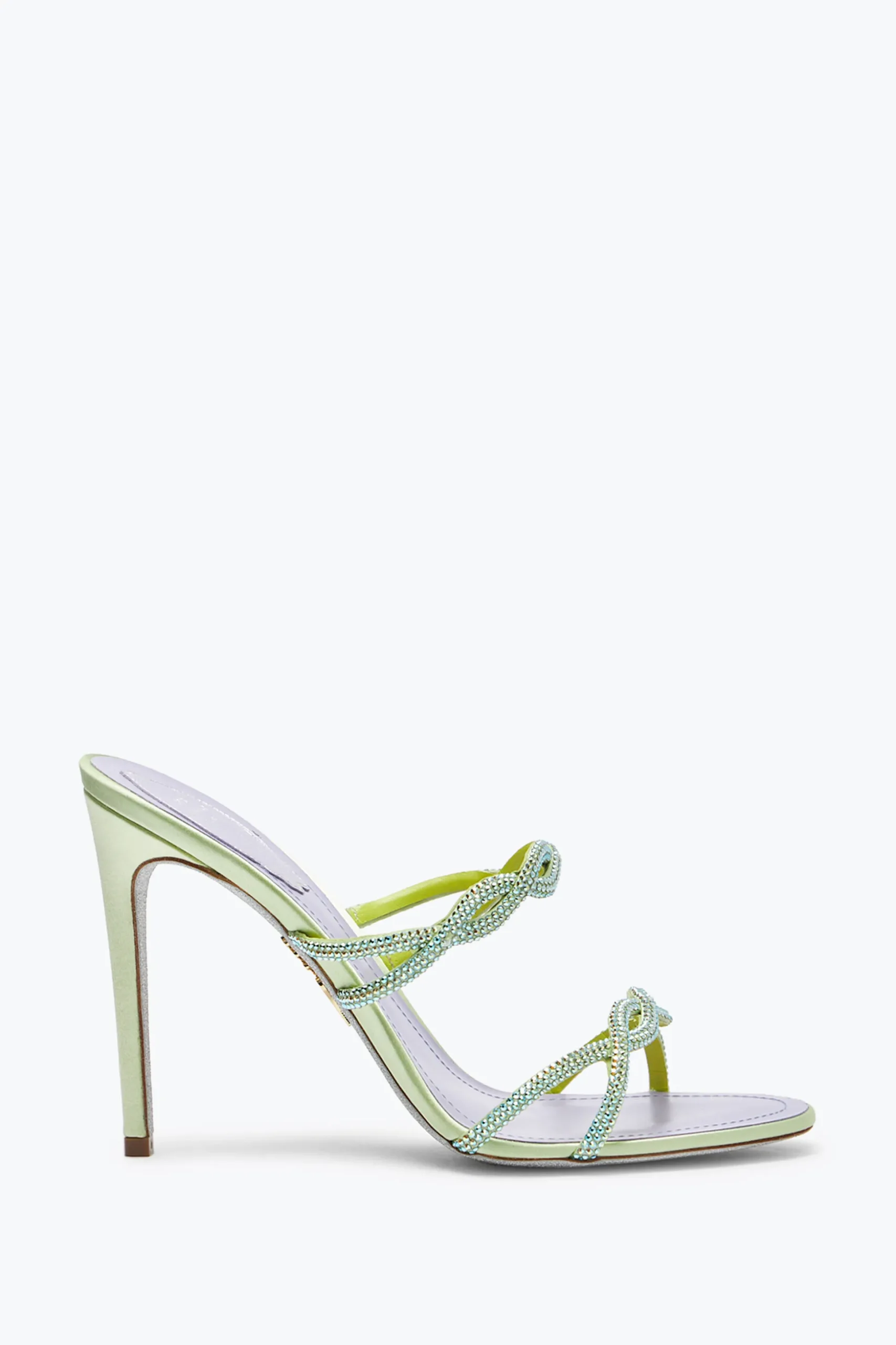 SANDALE MULE BRAID CITRON VERT 105
