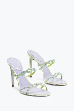SANDALE MULE BRAID CITRON VERT 105