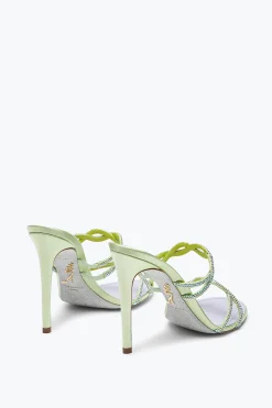 SANDALE MULE BRAID CITRON VERT 105