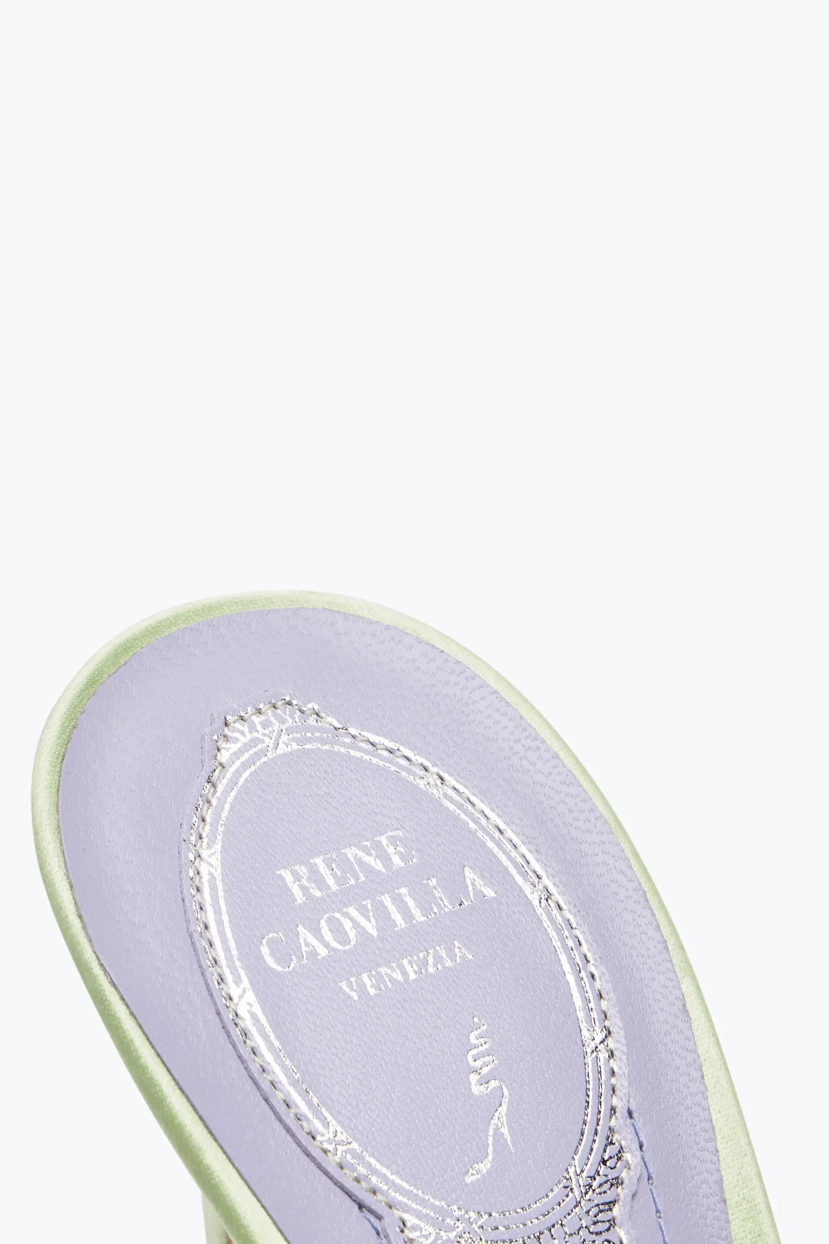 SANDALE MULE BRAID CITRON VERT 105