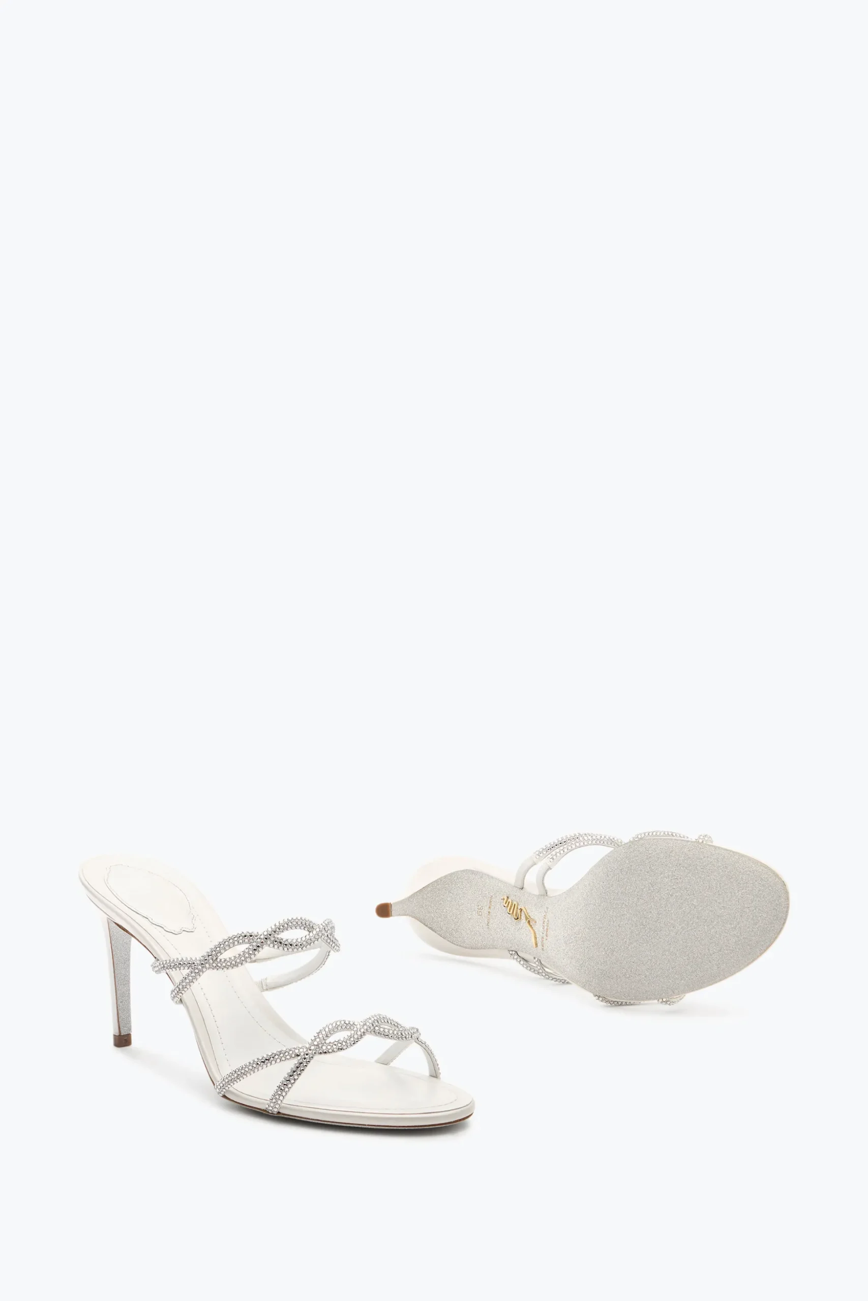 SANDALE MULE BRAID IVOIRE 80