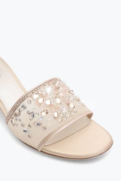 Sandale mule Cinderella nude 40