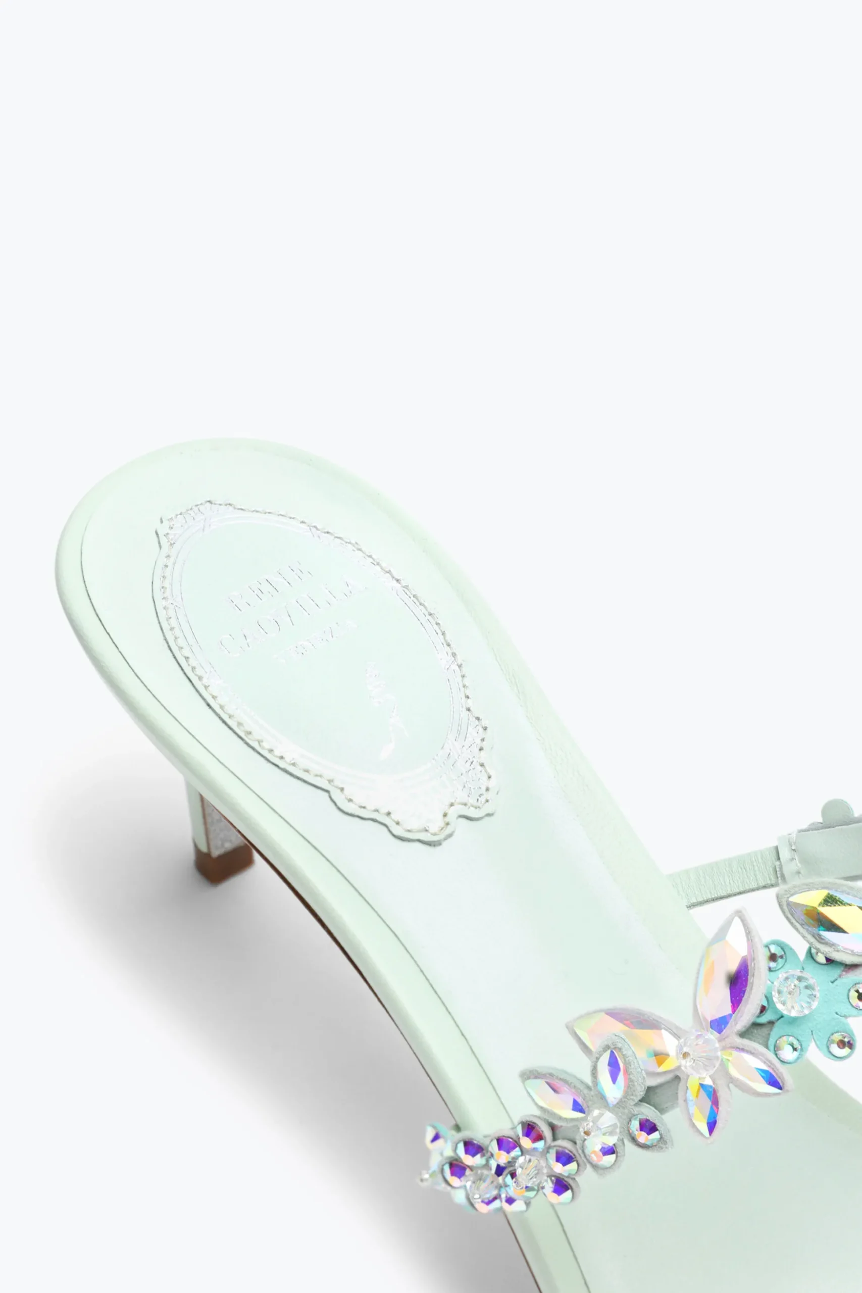 Sandale mule Eden vert menthe 60