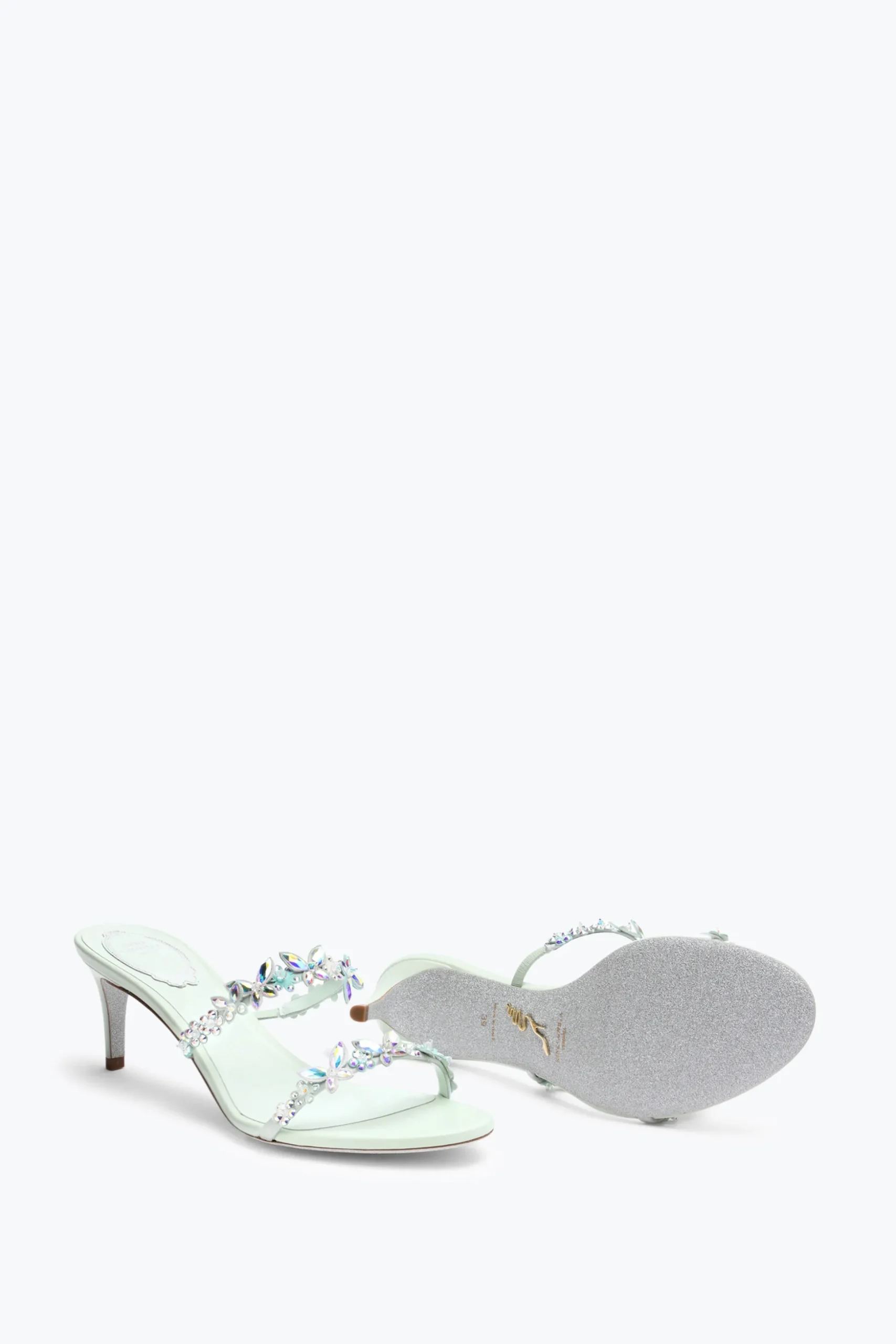 Sandale mule Eden vert menthe 60