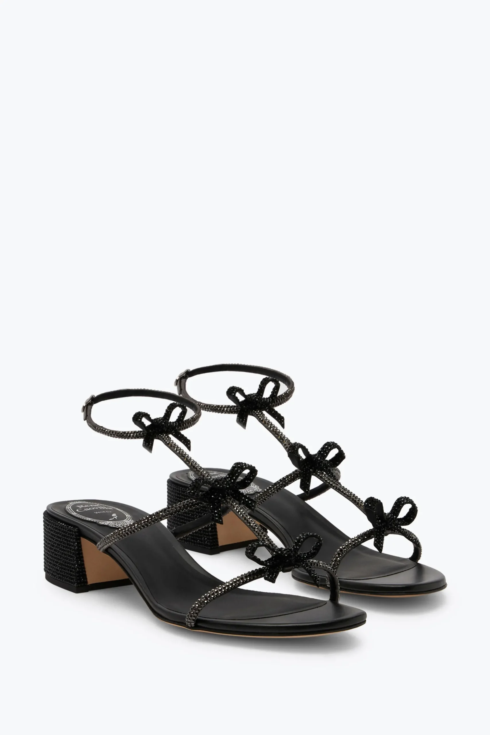 Sandale Noir Cristal Caterina 40