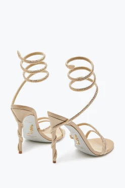 Sandale Or Avec Cristaux Margot 105