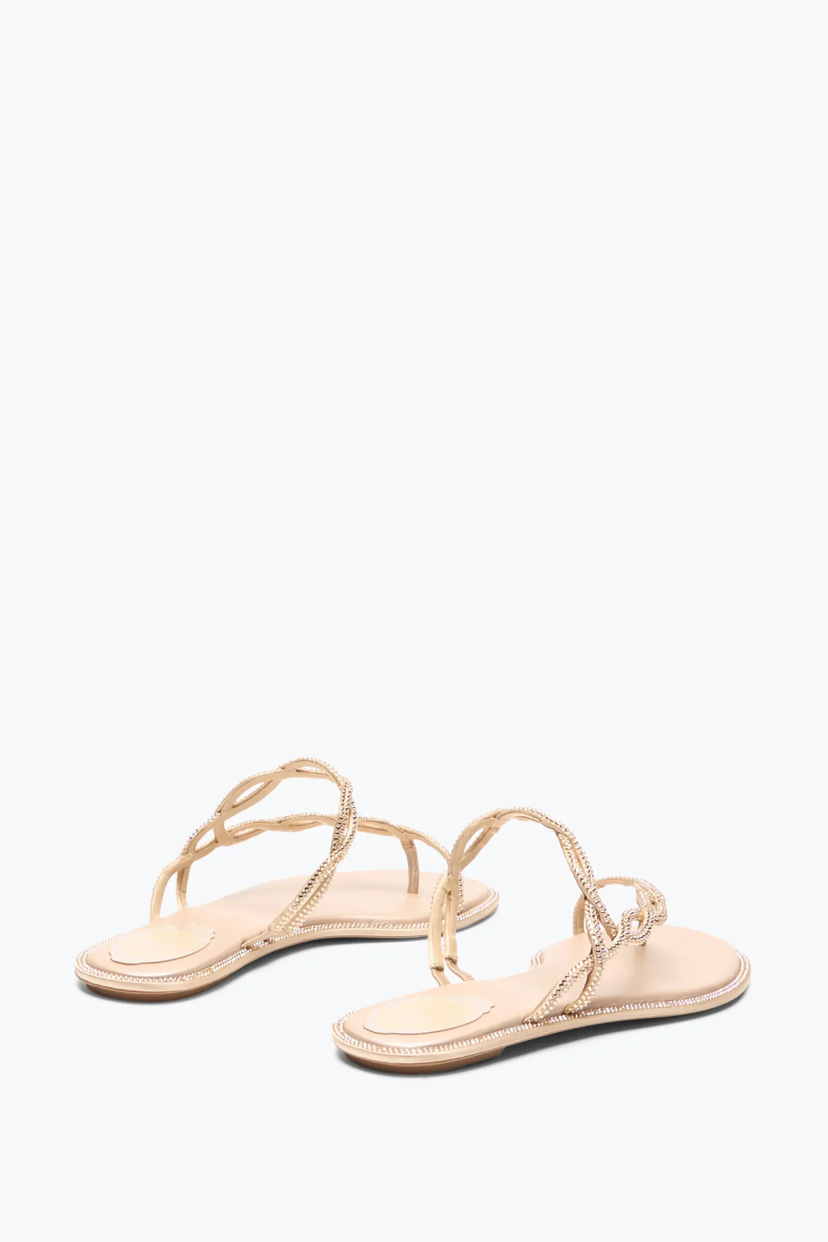 SANDALE PLATE BRAID NUDE 10