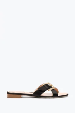 SANDALE PLATE MARTHA NOIRE 10