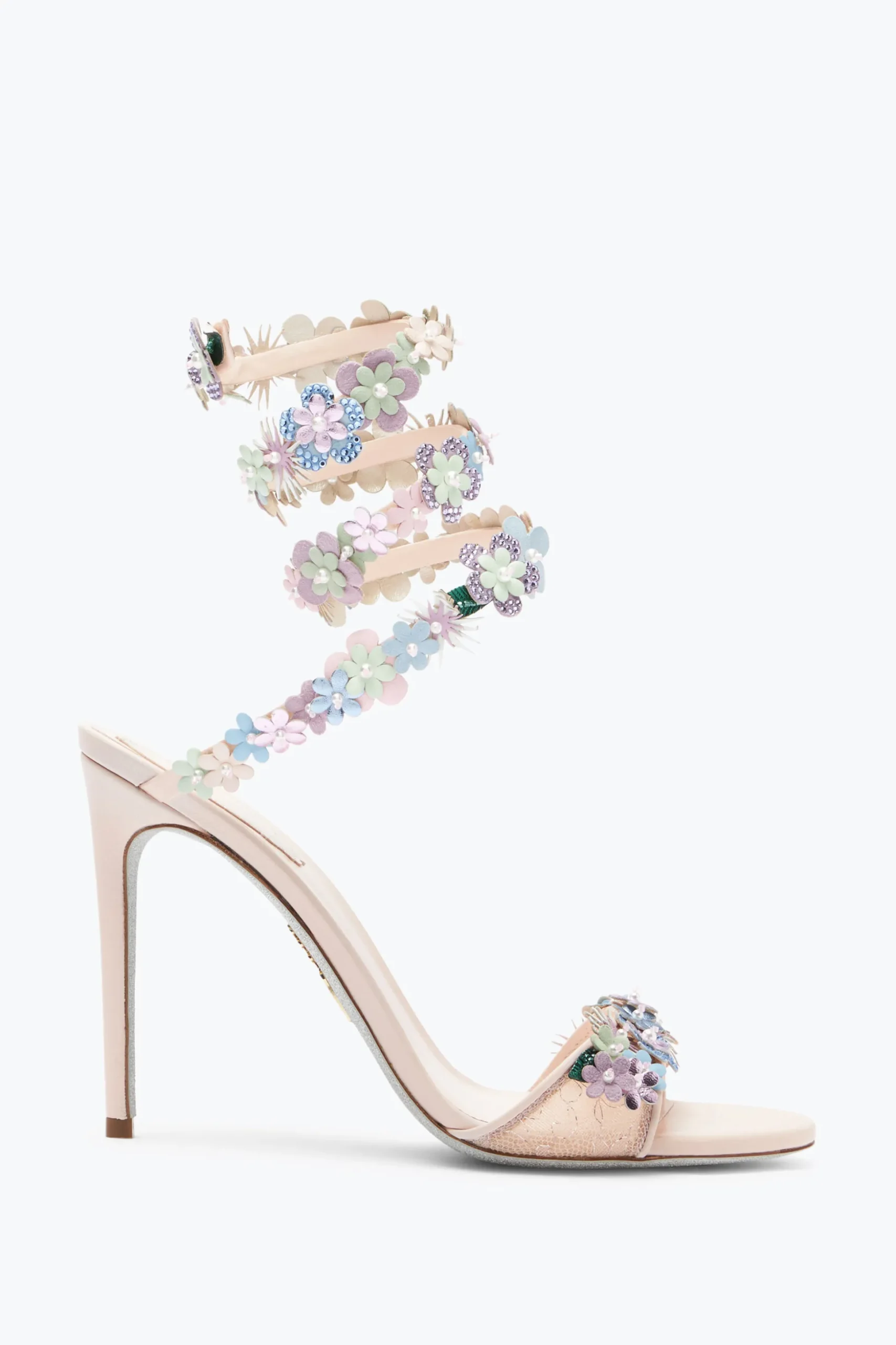 Sandale Roxanne avec fleurs multicolores 105