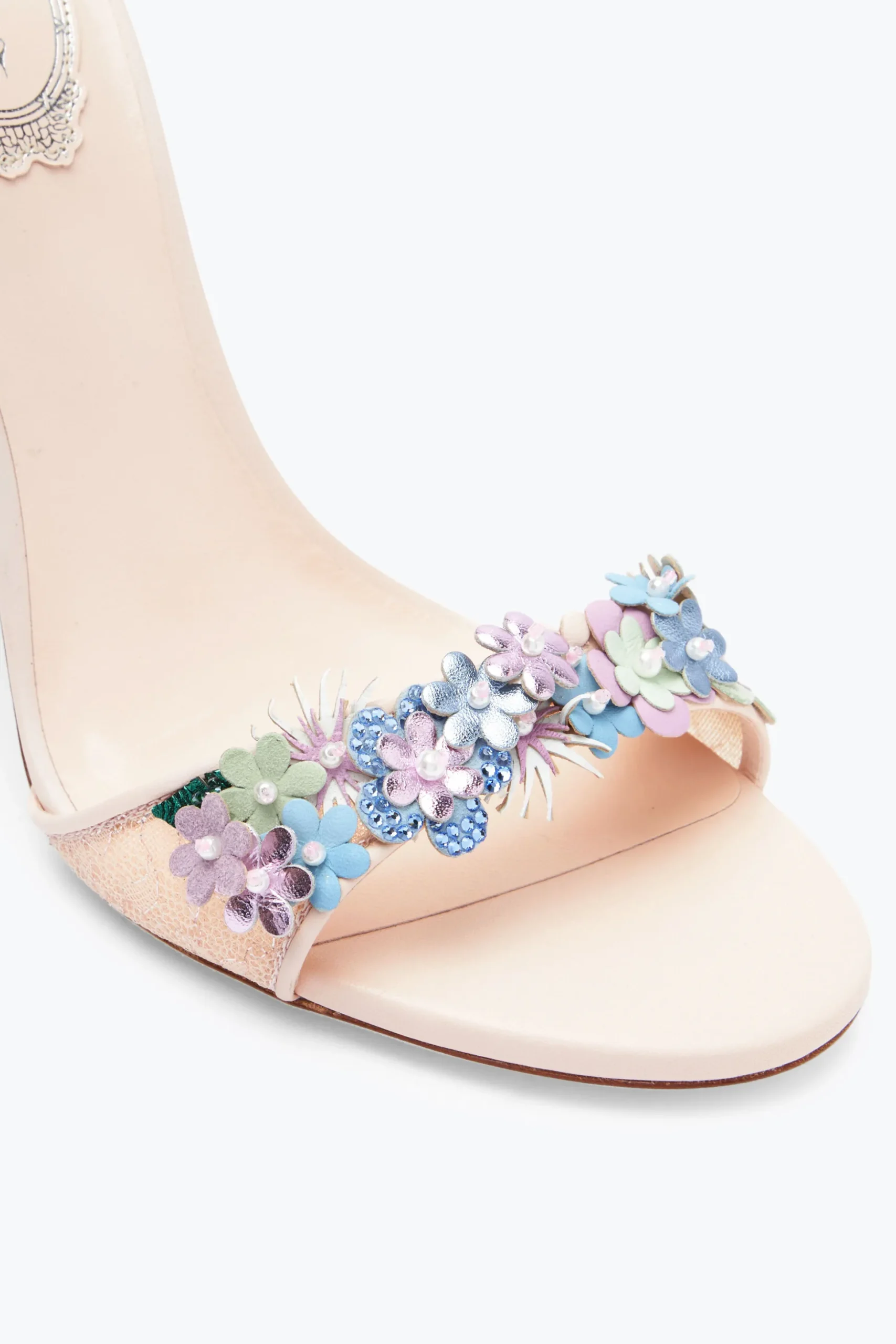 Sandale Roxanne avec fleurs multicolores 105